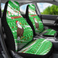 Djibouti Christmas Car Seat Cover Santa Eagle Doves Trees and Green Snowflake - African Pride