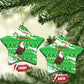 Djibouti Christmas Ceramic Ornament Santa Eagle Doves Trees and Green Snowflake - African Pride