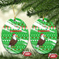 Djibouti Christmas Ceramic Ornament Santa Eagle Doves Trees and Green Snowflake - African Pride