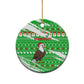 Djibouti Christmas Ceramic Ornament Santa Eagle Doves Trees and Green Snowflake - African Pride