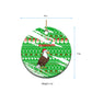 Djibouti Christmas Ceramic Ornament Santa Eagle Doves Trees and Green Snowflake - African Pride