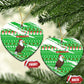 Djibouti Christmas Ceramic Ornament Santa Eagle Doves Trees and Green Snowflake - African Pride