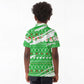 Djibouti Christmas Kid Polo Shirt Santa Eagle Doves Trees and Green Snowflake - African Pride