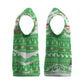 Djibouti Christmas Knitted V-Neck Vest Santa Eagle Doves Trees and Green Snowflake - African Pride