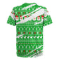Djibouti Christmas Rugby Jersey Santa Eagle Doves Trees and Green Snowflake - African Pride