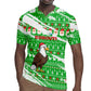 Djibouti Christmas Rugby Jersey Santa Eagle Doves Trees and Green Snowflake - African Pride