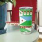 Djibouti Christmas Tumbler Cup Santa Eagle Doves Trees and Green Snowflake - African Pride