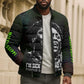 Fannie Lou Hamer Bomber Puffer Jacket Im Sick and Tired Quote Design Bold Portrait and Civil Rights Movement Tribute - African Pride