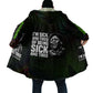 Fannie Lou Hamer Cloak Im Sick and Tired Quote Design Bold Portrait and Civil Rights Movement Tribute - African Pride