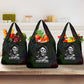 Fannie Lou Hamer Grocery Bag Im Sick and Tired Quote Design Bold Portrait and Civil Rights Movement Tribute - African Pride