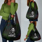 Fannie Lou Hamer Grocery Bag Im Sick and Tired Quote Design Bold Portrait and Civil Rights Movement Tribute - African Pride