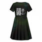 Fannie Lou Hamer Kid Short Sleeve Dress Im Sick and Tired Quote Design Bold Portrait and Civil Rights Movement Tribute - African Pride