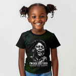 Fannie Lou Hamer Kid T shirt Im Sick and Tired Quote Design Bold Portrait and Civil Rights Movement Tribute - African Pride