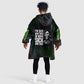 Fannie Lou Hamer Kid Wearable Blanket Hoodie Im Sick and Tired Quote Design Bold Portrait and Civil Rights Movement Tribute - African Pride