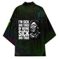 Fannie Lou Hamer Kimono Im Sick and Tired Quote Design Bold Portrait and Civil Rights Movement Tribute - African Pride