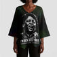 Fannie Lou Hamer Kimono Sleeve Blouse Im Sick and Tired Quote Design Bold Portrait and Civil Rights Movement Tribute - African Pride