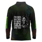 Fannie Lou Hamer Long Sleeve Polo Shirt Im Sick and Tired Quote Design Bold Portrait and Civil Rights Movement Tribute - African Pride