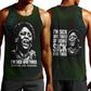 Fannie Lou Hamer Men Tank Top Im Sick and Tired Quote Design Bold Portrait and Civil Rights Movement Tribute - African Pride