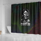 Fannie Lou Hamer Shower Curtain Im Sick and Tired Quote Design Bold Portrait and Civil Rights Movement Tribute - African Pride