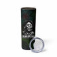 Fannie Lou Hamer Skinny Tumbler Im Sick and Tired Quote Design Bold Portrait and Civil Rights Movement Tribute - African Pride