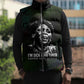 Fannie Lou Hamer Sleeveless Puffer Jacket Im Sick and Tired Quote Design Bold Portrait and Civil Rights Movement Tribute - African Pride