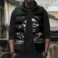 Fannie Lou Hamer Sleeveless Puffer Jacket Im Sick and Tired Quote Design Bold Portrait and Civil Rights Movement Tribute - African Pride