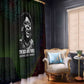Fannie Lou Hamer Window Curtain Im Sick and Tired Quote Design Bold Portrait and Civil Rights Movement Tribute - African Pride
