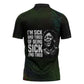 Fannie Lou Hamer Zipper Polo Shirt Im Sick and Tired Quote Design Bold Portrait and Civil Rights Movement Tribute - African Pride