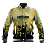 Fannie Lou Hamer Baseball Jacket Unbossable Quote Design Protest Silhouettes and Voting Rights Tribute - African Pride