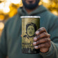 Fannie Lou Hamer 4 in 1 Can Cooler Tumbler Unbossable Quote Design Protest Silhouettes and Voting Rights Tribute - African Pride