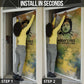 Fannie Lou Hamer Door Cover Unbossable Quote Design Protest Silhouettes and Voting Rights Tribute - African Pride