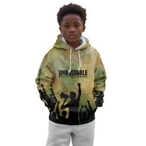Fannie Lou Hamer Kid Hoodie Unbossable Quote Design Protest Silhouettes and Voting Rights Tribute - African Pride