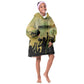 Fannie Lou Hamer Kid Wearable Blanket Hoodie Unbossable Quote Design Protest Silhouettes and Voting Rights Tribute - African Pride