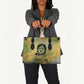 Fannie Lou Hamer Leather Bag Unbossable Quote Design Protest Silhouettes and Voting Rights Tribute - African Pride
