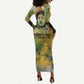 Fannie Lou Hamer Long Sleeve Bodycon Dress Unbossable Quote Design Protest Silhouettes and Voting Rights Tribute - African Pride