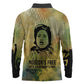 Fannie Lou Hamer Long Sleeve Polo Shirt Unbossable Quote Design Protest Silhouettes and Voting Rights Tribute - African Pride