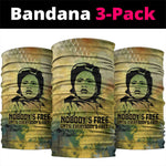 Fannie Lou Hamer Neck Gaiter Unbossable Quote Design Protest Silhouettes and Voting Rights Tribute - African Pride