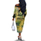 Fannie Lou Hamer Off The Shoulder Long Sleeve Dress Unbossable Quote Design Protest Silhouettes and Voting Rights Tribute - African Pride