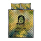 Fannie Lou Hamer Quilt Bed Set Unbossable Quote Design Protest Silhouettes and Voting Rights Tribute - African Pride