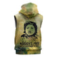 Fannie Lou Hamer Sleeveless Hoodie Unbossable Quote Design Protest Silhouettes and Voting Rights Tribute - African Pride