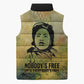 Fannie Lou Hamer Sleeveless Puffer Jacket Unbossable Quote Design Protest Silhouettes and Voting Rights Tribute - African Pride