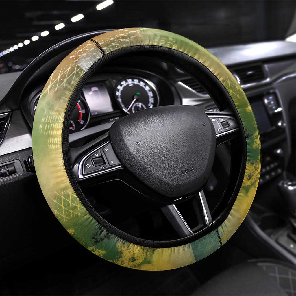 Fannie Lou Hamer Steering Wheel Cover Unbossable Quote Design Protest Silhouettes and Voting Rights Tribute - African Pride