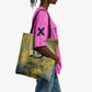 Fannie Lou Hamer Tote Bag Unbossable Quote Design Protest Silhouettes and Voting Rights Tribute - African Pride