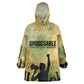 Fannie Lou Hamer Wearable Blanket Hoodie Unbossable Quote Design Protest Silhouettes and Voting Rights Tribute - African Pride