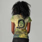 Fannie Lou Hamer Women V-Neck T-Shirt Unbossable Quote Design Protest Silhouettes and Voting Rights Tribute - African Pride