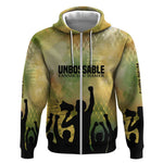 Fannie Lou Hamer Zip Hoodie Unbossable Quote Design Protest Silhouettes and Voting Rights Tribute - African Pride