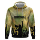 Fannie Lou Hamer Zip Hoodie Unbossable Quote Design Protest Silhouettes and Voting Rights Tribute - African Pride