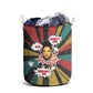Fannie Lou Hamer Laundry Basket with Pop Art Comic Style Design Bold Quote and Civil Rights Tribute - African Pride