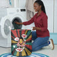 Fannie Lou Hamer Laundry Basket with Pop Art Comic Style Design Bold Quote and Civil Rights Tribute - African Pride