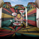 Fannie Lou Hamer Back Car Seat Cover with Pop Art Comic Style Design Bold Quote and Civil Rights Tribute - African Pride